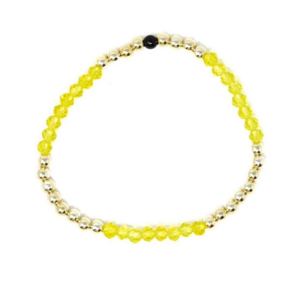 Allie + Bess Lila Bracelets Stretch Gold Plated - Picture 3 of 5